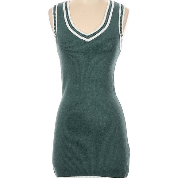Hollister | Green Knit Dress XS - Picture 1 of 3